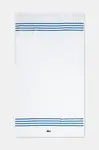 Bavlněný ručník Lacoste LCOURTLI Aerien 90 x 150 cm bílá barva
