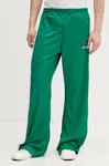 Tepláky Fiorucci Puffy Piping Track Trousers pánské, zelená barva, s aplikací, U02SPBPA057PL01GN02