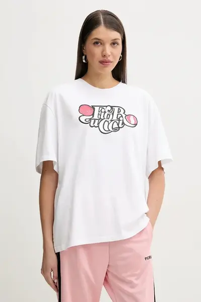 Bavlněné tričko Fiorucci Curly Lollipop Logo Boxy Fit T-Shirt