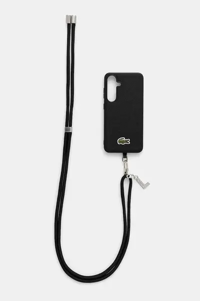 Obal na telefon Lacoste Samsung Galaxy S25 černá barva, LCHMBCS25SPVCK