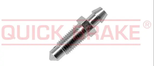 QUICK BRAKE Odvzdušňovací šroub M8x1, délka 33,5 mm, na brzdové vedení