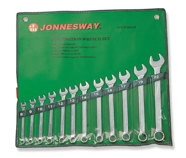 Sada očkoplochých klíčů, 12 ks, 8-22 mm - JONNESWAY W26112S
