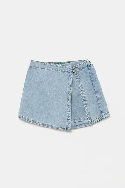 Dětská džínová kalhotová sukně United Colors of Benetton