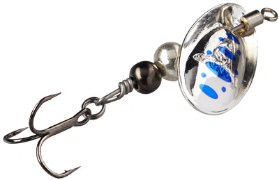 Gunki rotačka dots spotted 1l full silver-blue - velikost 1 hmotnost 2,4 g