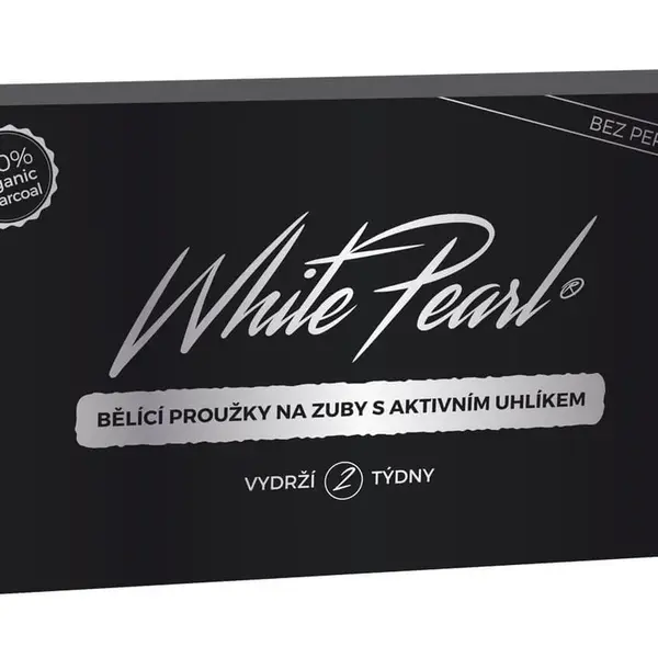 VitalCare Bělicí proužky na zuby s aktivním uhlíkem White Pearl