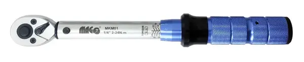 Momentový klíč 1/4", 2-24 Nm, se zástržnými hlavicemi hlavicemi, 13 ks - MAGG