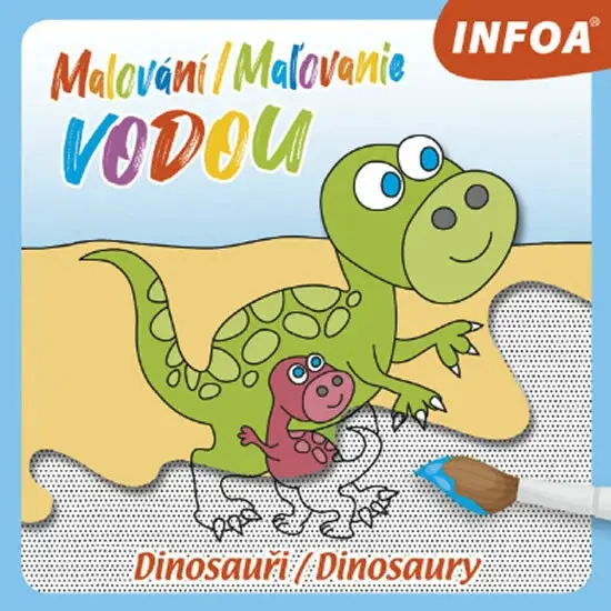 Malování / Ma?ovanie vodou - Dinosauři / Dinosaury