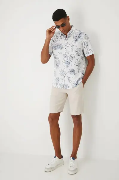 Košile s příměsí lnu Medicine