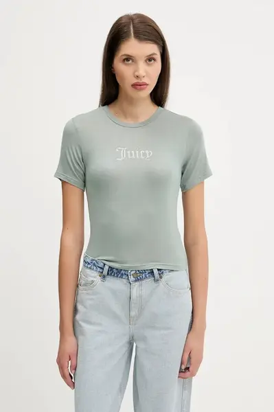 Tričko Juicy Couture SHEER FITTED TEE