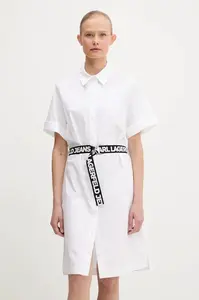 Bavlněné šaty Karl Lagerfeld Jeans