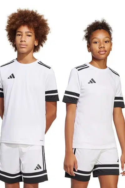 Dětské tričko adidas Performance bílá barva, s aplikací, JJ0057