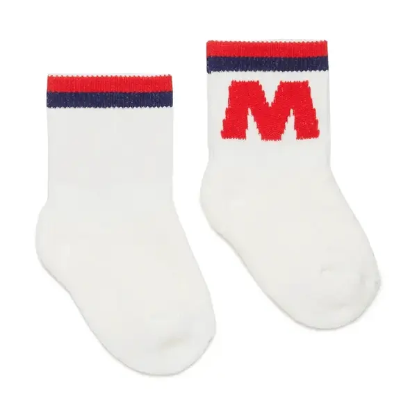 Dětské ponožky Marni MZ35B SOCKS bílá barva, M01468