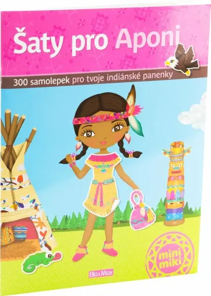 Šaty pro Aponi - kniha samolepek - Julie Camel