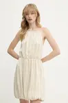 Šaty Armani Exchange béžová barva, mini, XW000194 AF12744