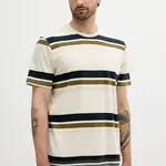 Bavlněné tričko Barbour Golborne Stripe Relaxed Fit T-Shirt