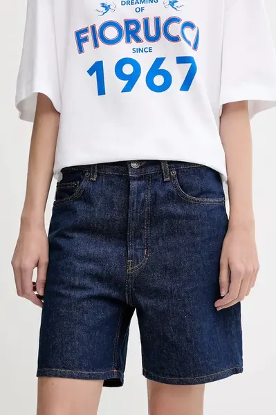 Džínové šortky Fiorucci Deep Blue Denim Shorts