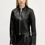 Kožená bunda HUGO Lasari