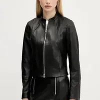 Kožená bunda HUGO Lasari