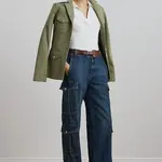 Džíny Lauren Ralph Lauren dámské, modrá barva, 200963880