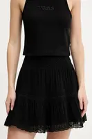 Sukně Superdry černá barva, mini, áčková, W7210350A-02A