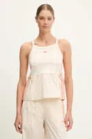 Top adidas Originals Top béžová barva, KC0765