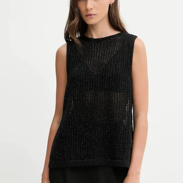 Top United Colors of Benetton dámský, černá barva, 11365H007