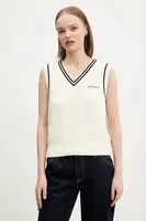 Bavlněná vesta Guess Jeans béžová barva, W5GR02 Z3HM1