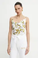 Halenka Versace Jeans Couture dámská, bílá barva, vzorovaná, 78HAM236 NS639