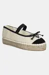 Espadrilky Guess JONEAL černá barva, na platformě, FLJJON FAB02