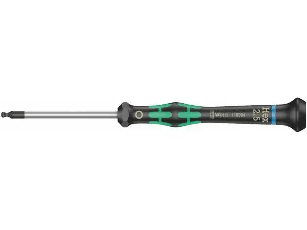 Wera 118070 Šroubovák šestihranný 2,5x60 mm k použití v elektronice Kraftform Micro typ 20