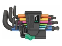 Wera 133164 Šestihranné klíče Wera 950/9 Hex-Plus Multicolour 2, Blacklaser (Sada 9 ks)