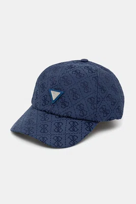 Kšiltovka Guess dámská, tmavomodrá barva, vzorovaná, V5GZ03 WH492