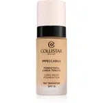 Collistar Impeccabile Long Wear Foundation dlhotrvajúci make-up SPF 15 3N Natural 30 ml