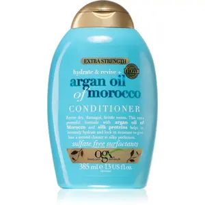 OGX Argan Oil Of Morocco Extra Strenght obnovujúci kondicionér pre poškodené vlasy 385 ml