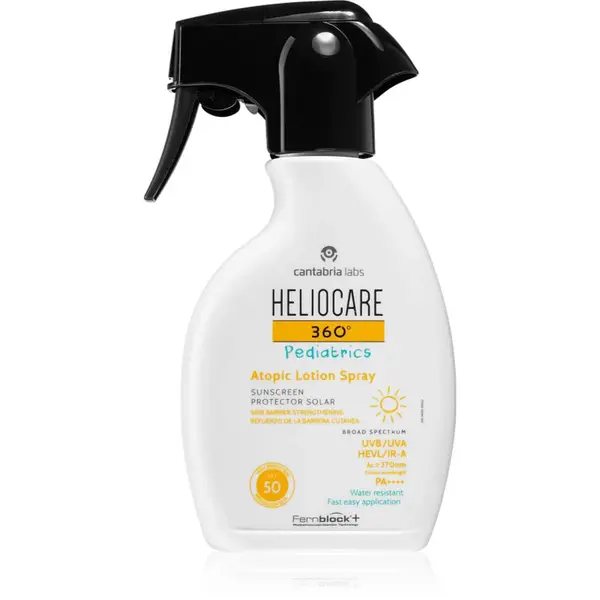Heliocare 360° Pediatrics Atopic Lotion Spray opaľovací sprej pre deti SPF 50 250 ml