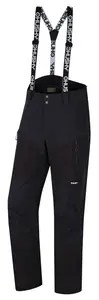 Husky Pánske hardshell nohavice  Komy M black, XL