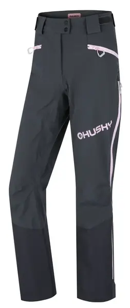 Husky  Kippe L dark grey, M Dámske hardshell nohavice