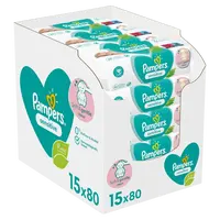 PAMPERS Sensitive Baby Detské čistiace obrúsky 15 x 80 ks