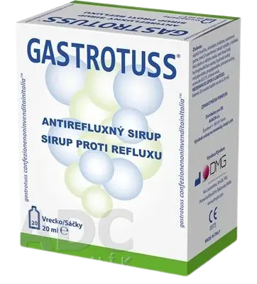 GASTROTUSS sirup antirefluxný, vo vrecúškach 20 x 20 ml