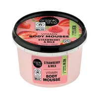 ORGANIC SHOP Vitamínová telová pena Jahoda a mlieko 250 ml