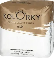 KOLORKY DELUXE VELVET PANTS Wild veľ. L (8-13kg) 19 ks