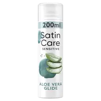 GILLETTE VENUS Satin Care Gel na holenie Sensitive Aloe Vera Glide 200 ml