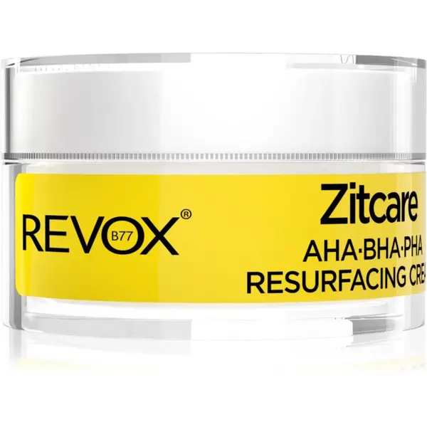 Revox B77 Zitcare AHA BHA PHA Resurfacing Cream vyhladzujúci nočný krém 50 ml