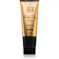 Dripping Gold Luxury Tanning Body Tune samoopaľovací krém na tvár a telo s okamžitým účinkom Medium-Dark 125 ml