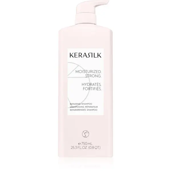 KERASILK Essentials Repairing Shampoo čistiaci a vyživujúci šampón pre suché a poškodené vlasy 750 ml