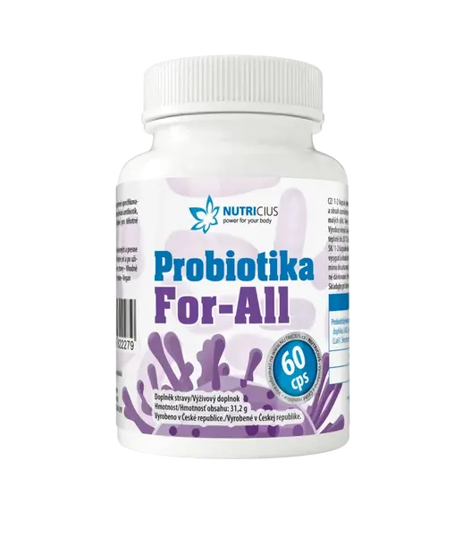 NUTRICIUS Probiotika For-All 60 kapsúl