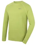 Husky  Aron M bright green, XXL Pánska merino mikina