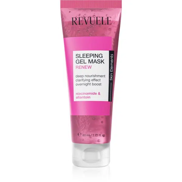 Revuele Sleeping Gel Mask Renew nočná maska pre obnovu pleti proti vráskam 80 ml