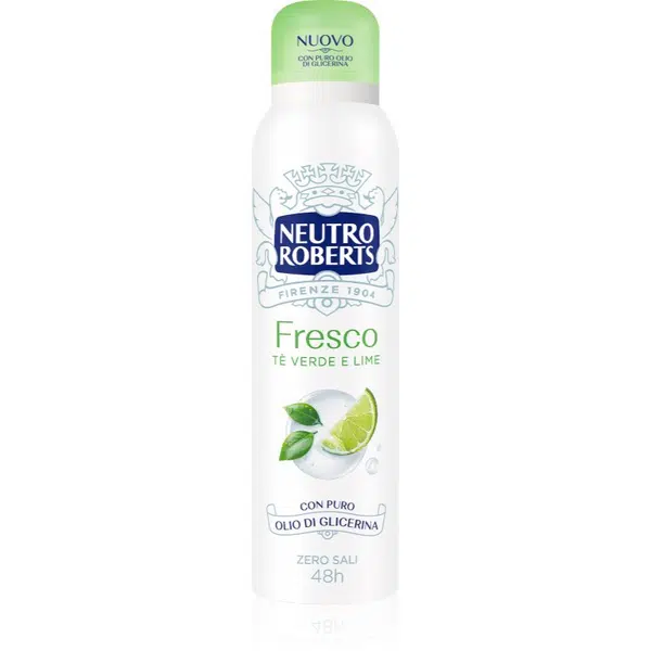 Neutro Roberts Tè Verde e Lime dezodorant v spreji so 48hodinovým účinkom 150 ml