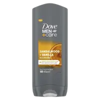 DOVE MEN+CARE Sandalwood&Vanilla, Sprchový gél 3v1 400 ml